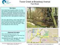 Figure 1. Traver Creek at Broadway Avenue Fact Sheet: 2007-2009, Huron River Watershed Council